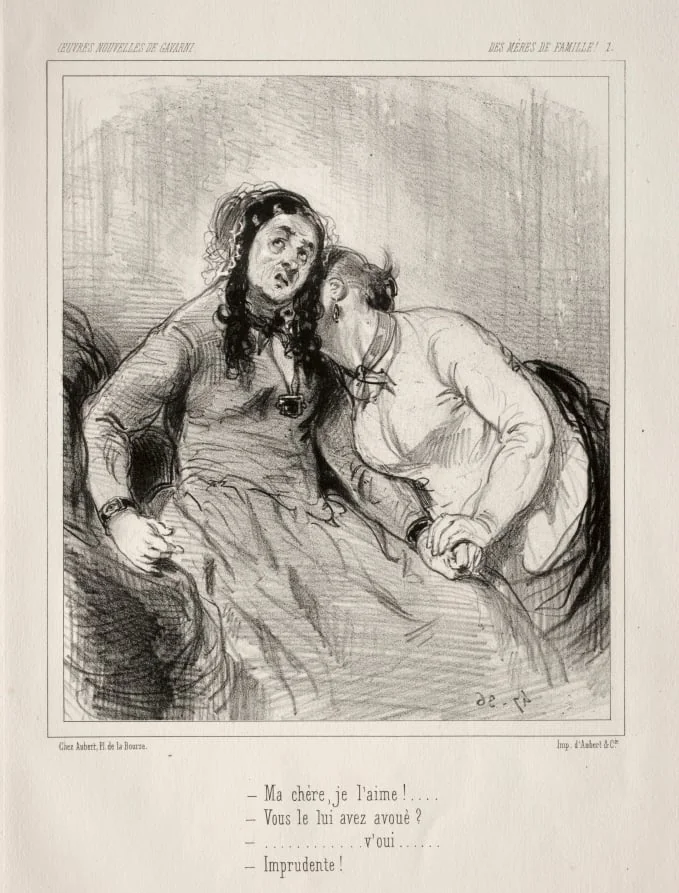 Des Mères de Famille!, by Paul Gavarni, 1847