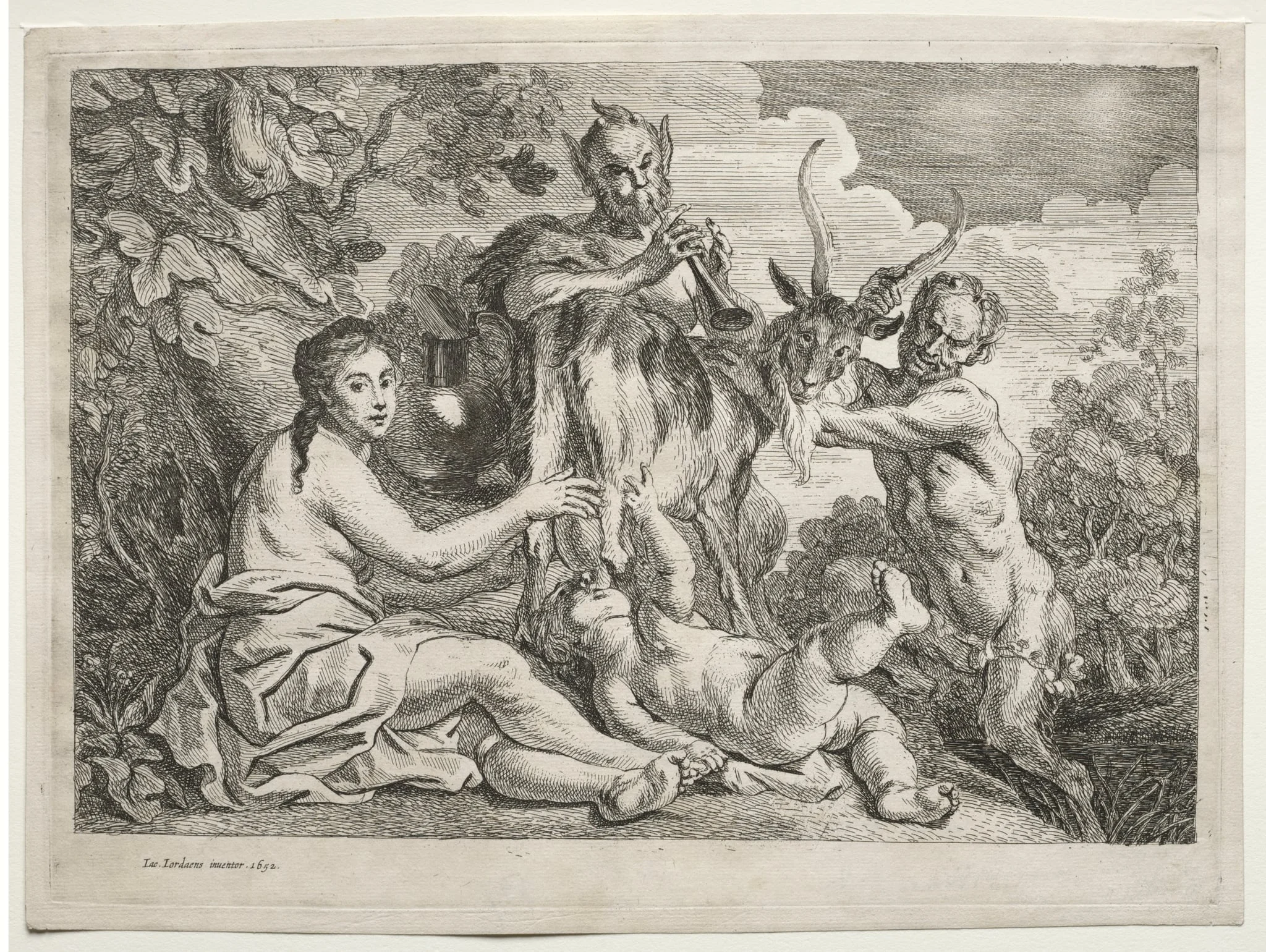 Jupiter Nourished by the Goat Almathea, by Jacob Jordaens, 1652