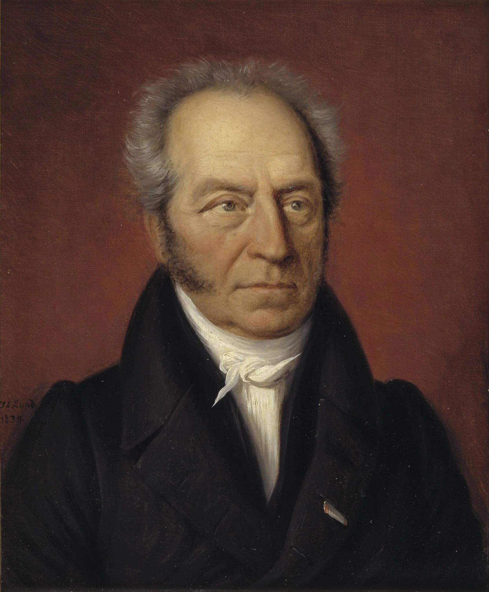 J.C. Spengler. Warden of the Royal Cabinet of Curiosities, by Unknown, 1834