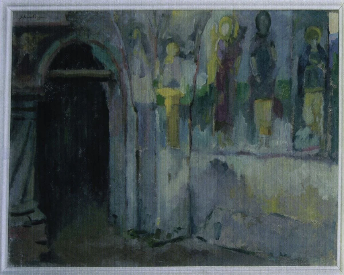 Interior de biserică, by Sabin Popp, unspecified, 1917