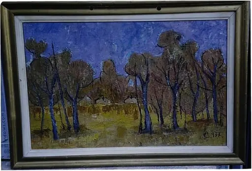 Pâlc de copaci în câmpie