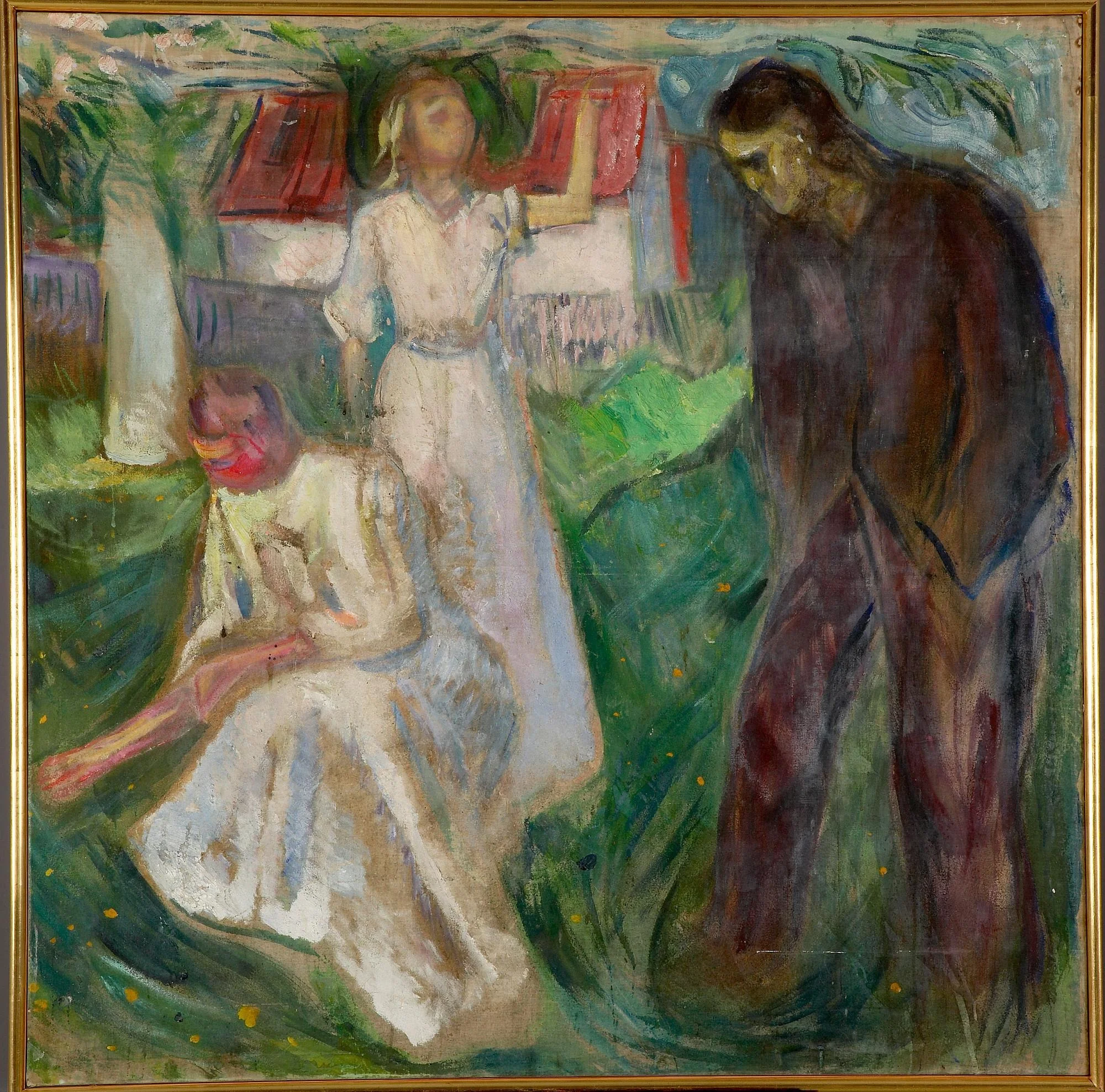 Life: Right Part, by Edvard Munch, tempera, 1910