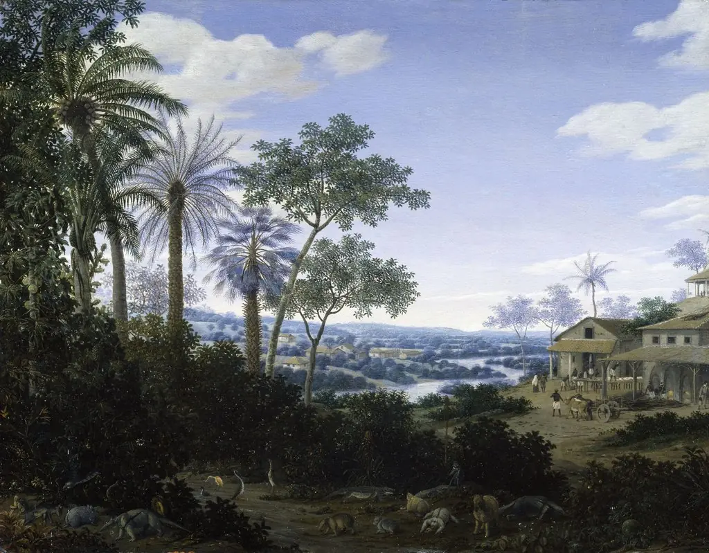 Brazilian Landscape with Sugar Mill