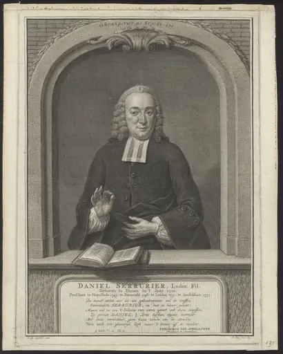 Portrait of Daniel Serrurier, minister in Heemstede, Barnevelt, Leiden, Amsterdam