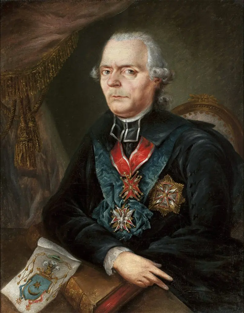 Portrait of Mikołaj Tyszkiewicz, Leliwa coat of arms (?–1796 or 1798), canon in Vilnius