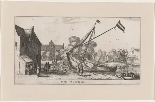 The "Overtoom" (Portage) at Amsterdam