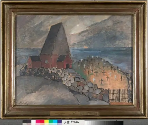 Kirkko meren rannalla