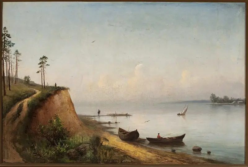 Landscape – Steep bank of the Viliya River