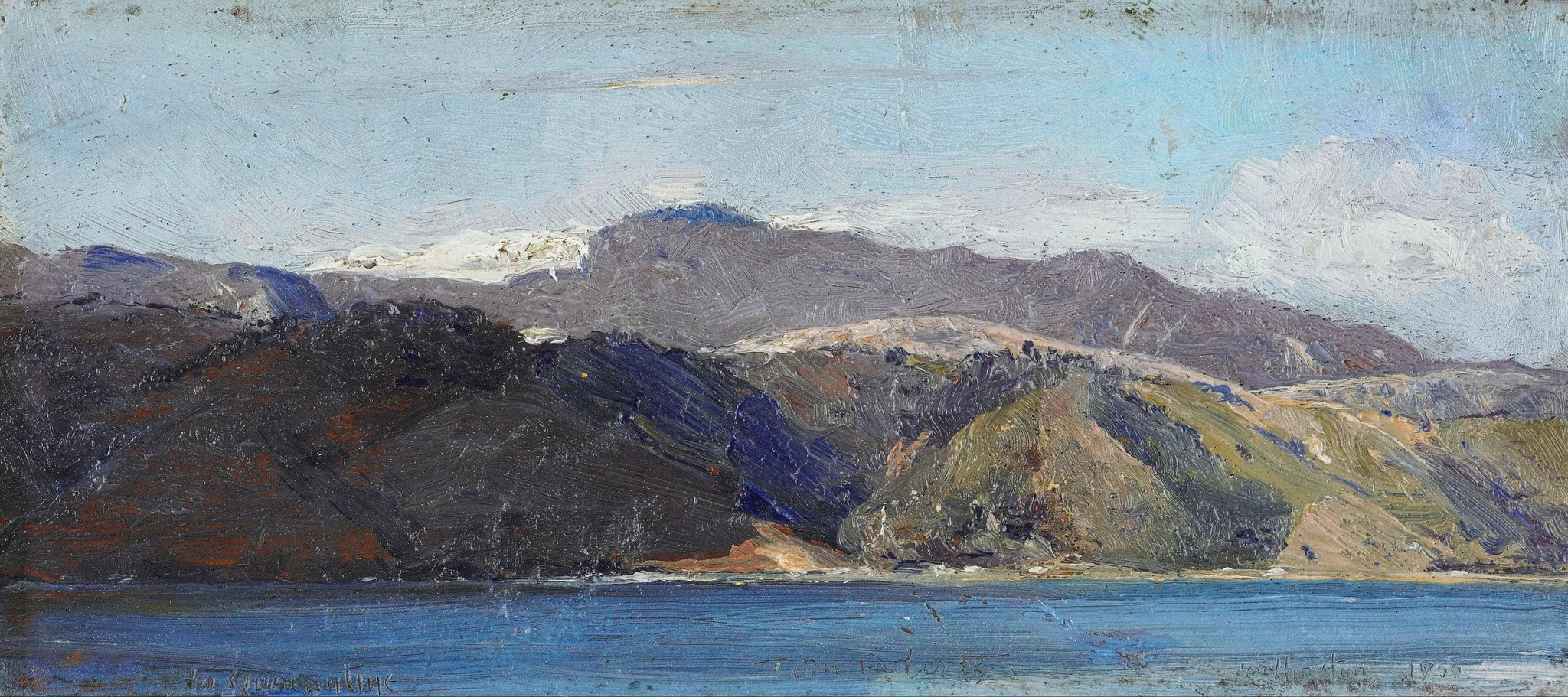 In Quarantine, Wellington, by Thomas Roberts, oil, 1900