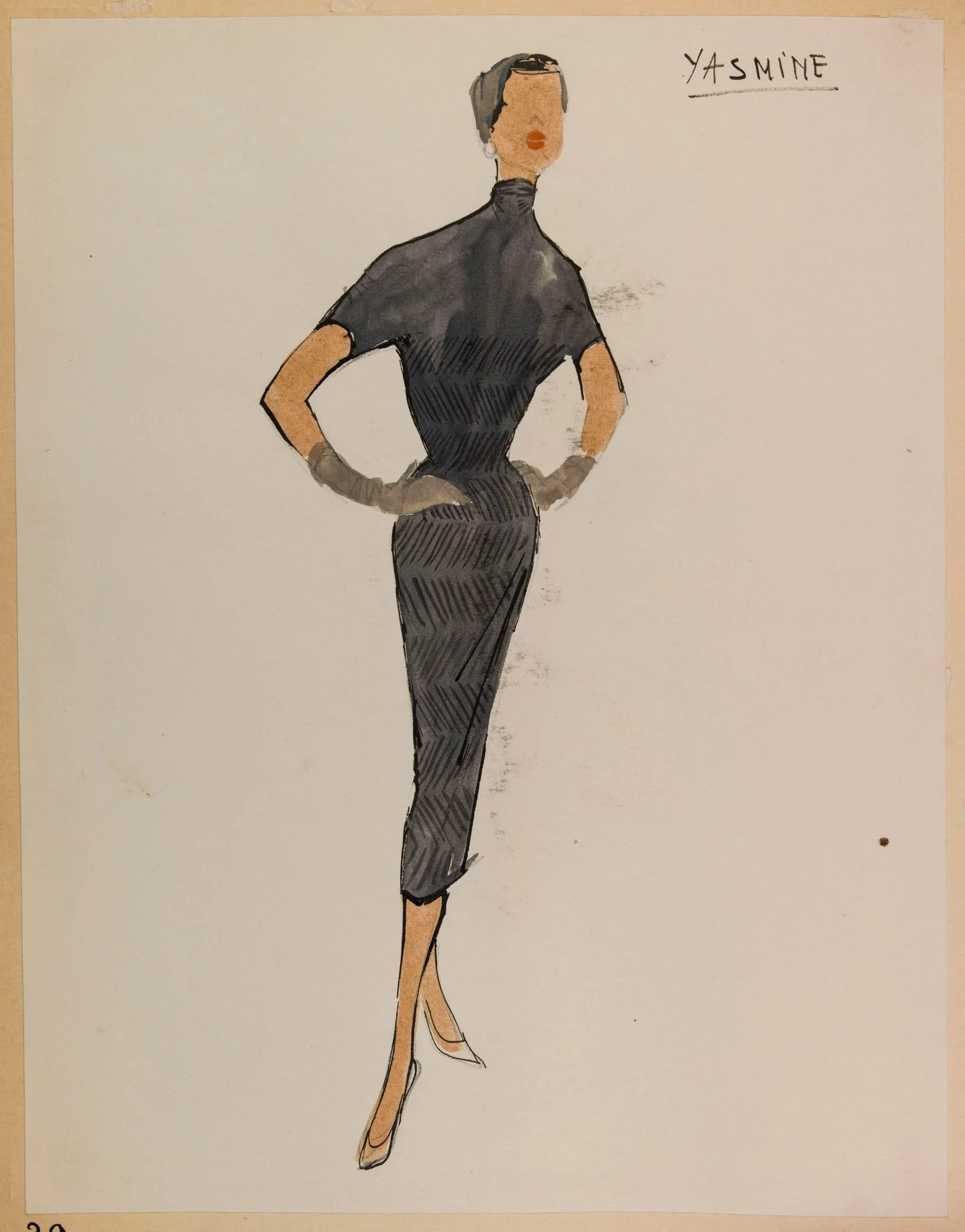 Yasmine, by Marie-Louise Carven, 1953