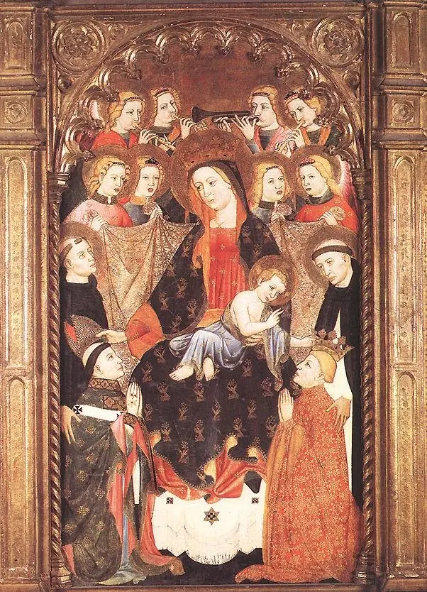 Virgin and Child with Angels and Saints