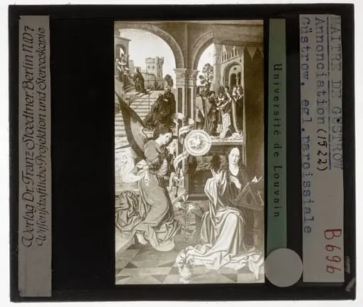 Bernard van Orley. Passieretabel Annunciatie