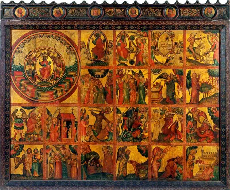 21 Scenes of the Apocalypse (triptych altarpiece, centre panel)
