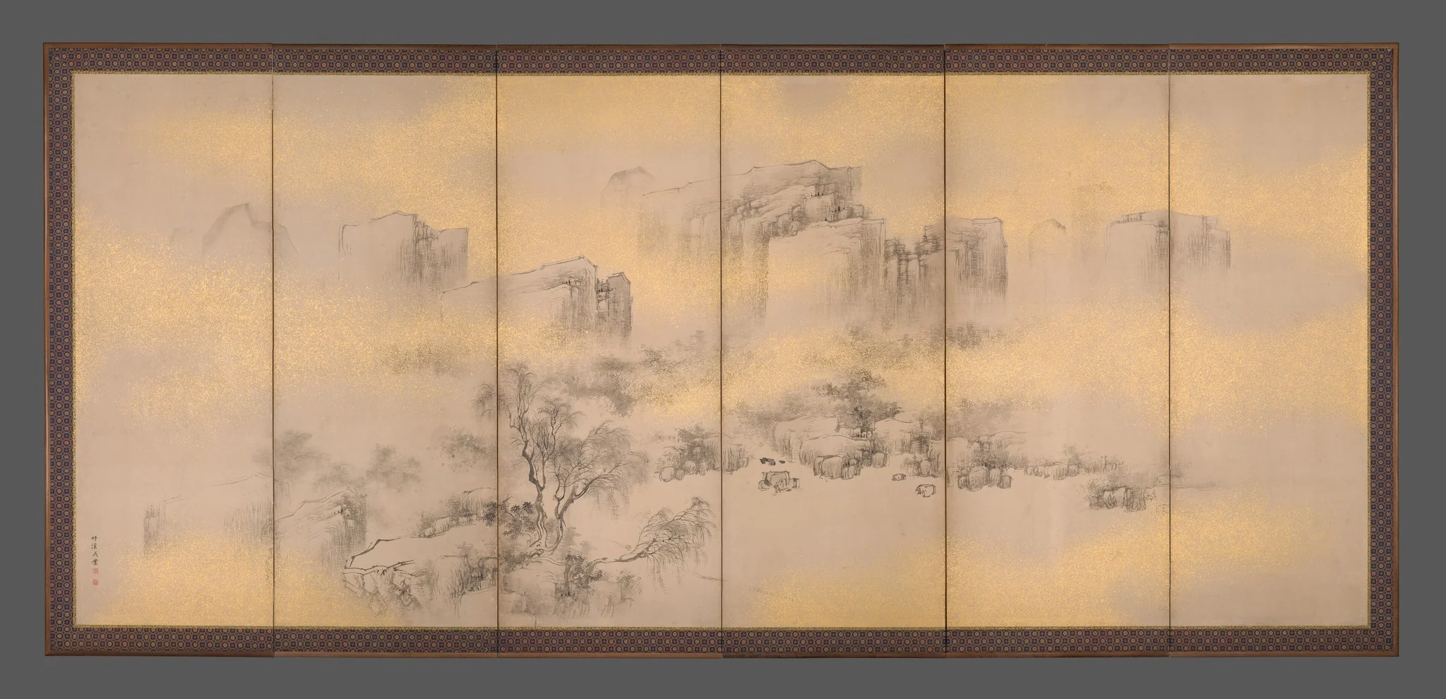Summer and Autumn Landscapes, by Nakabayashi Chikkei, unspecified, 1850