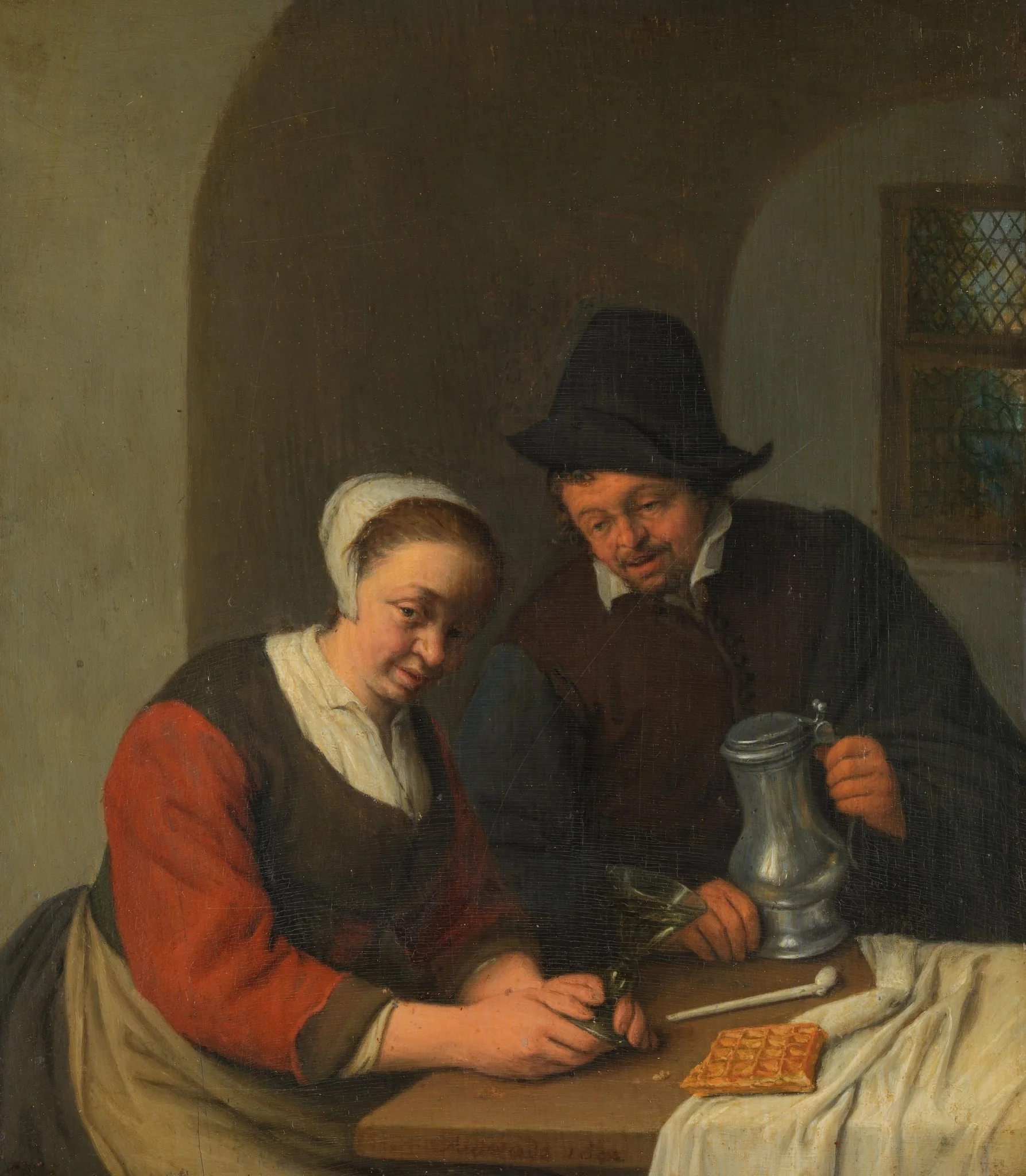A Confidential Chat, by Unknown, unspecified, 1672