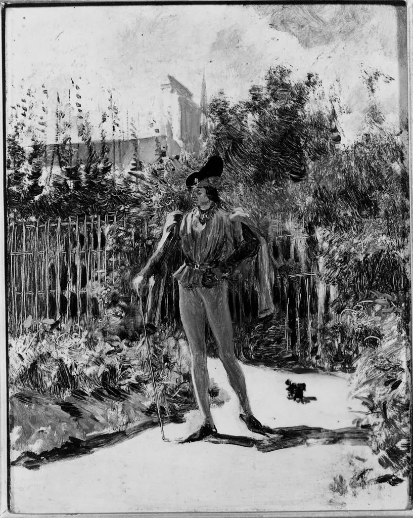Man in Sixteenth-century Costume in a Garden