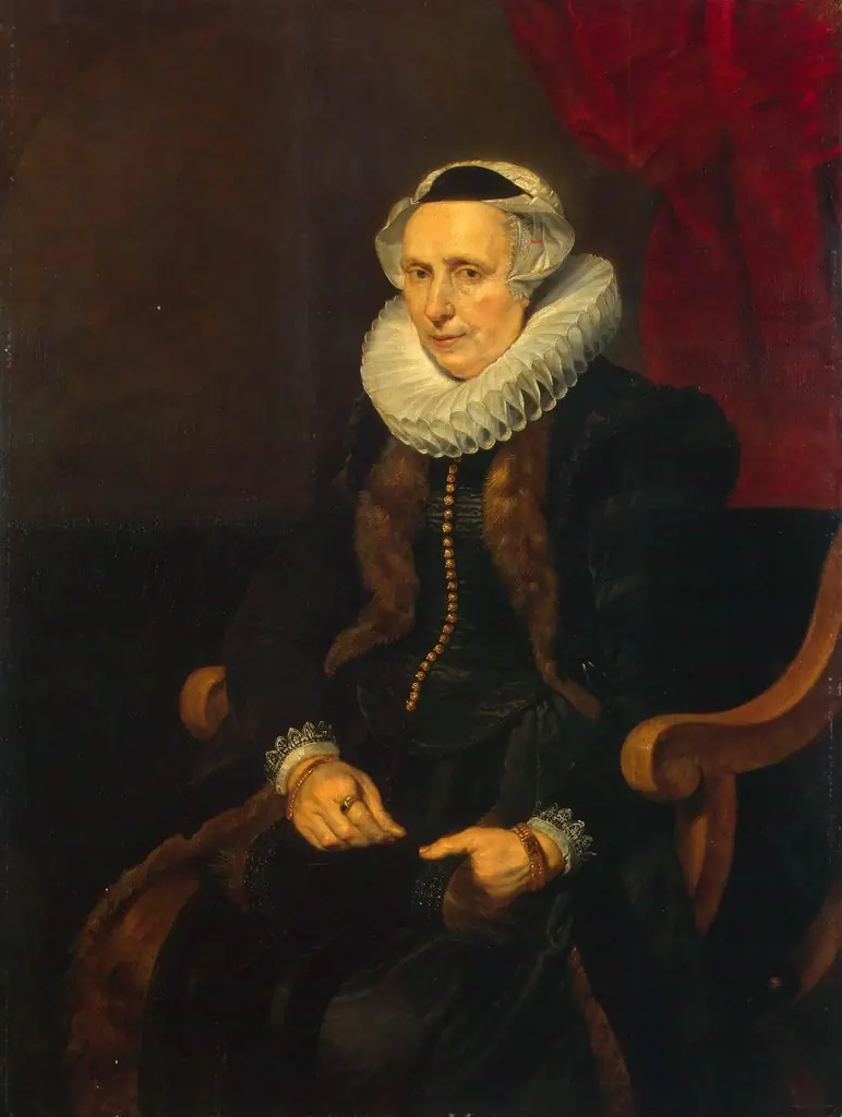 Portrait of an Old Lady Sitting in an Arm-Chair
