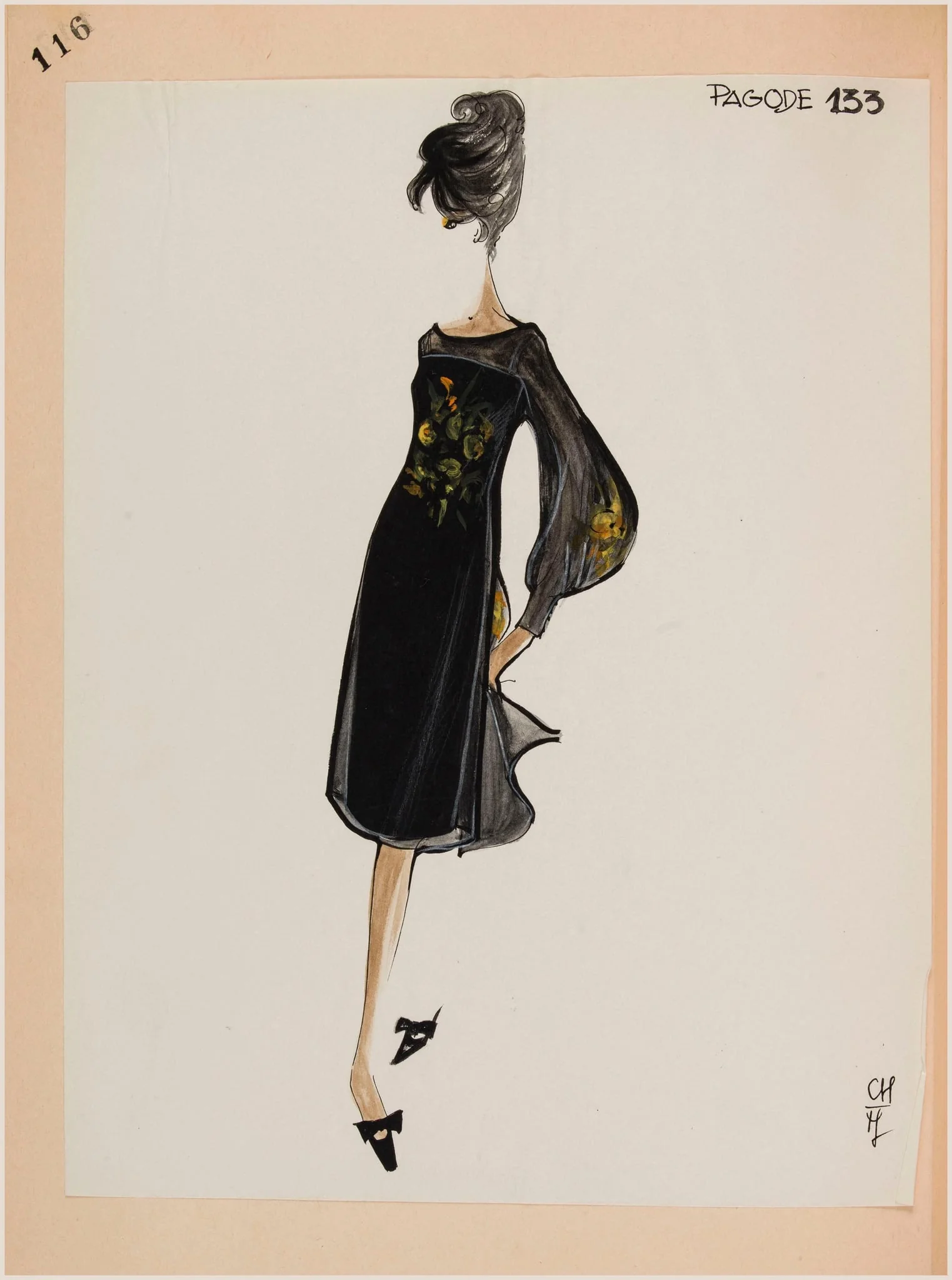 Pagode, by Carven, 1963