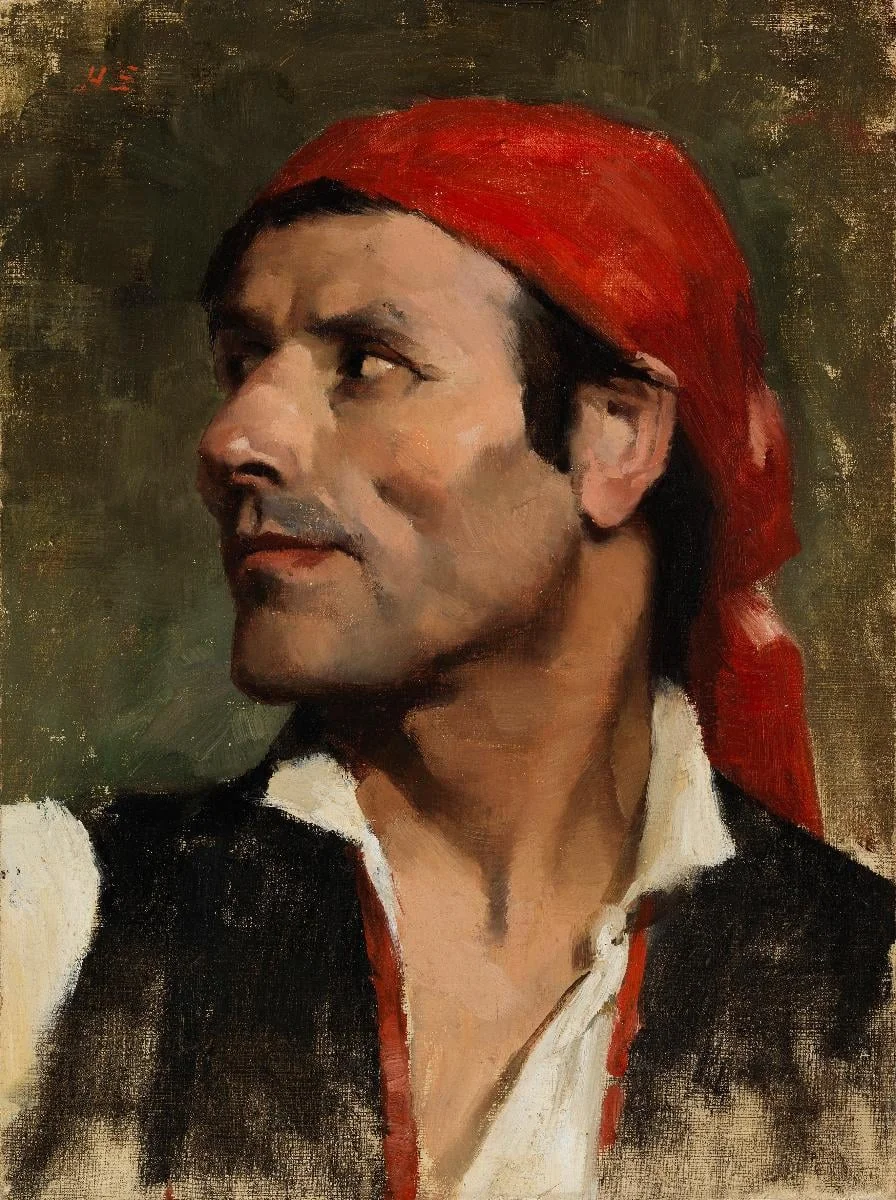 Espanjalainen, by Helene Schjerfbeck, unspecified