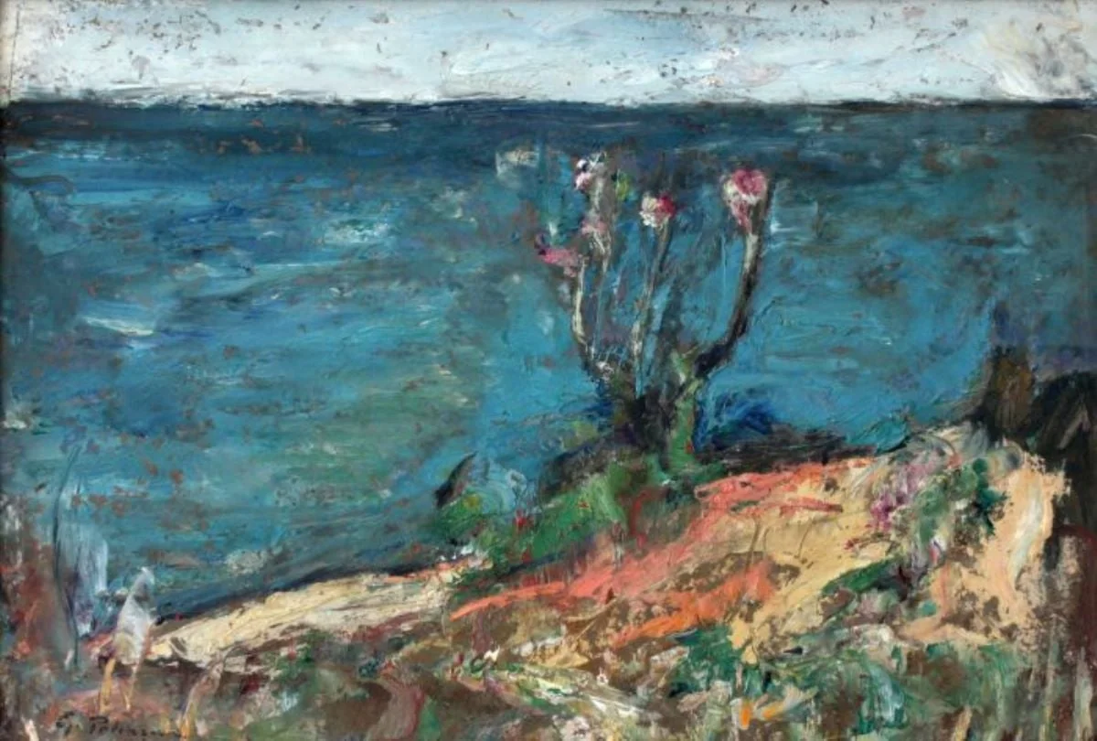 La malul mării, by Gheorghe Petrașcu, 1920
