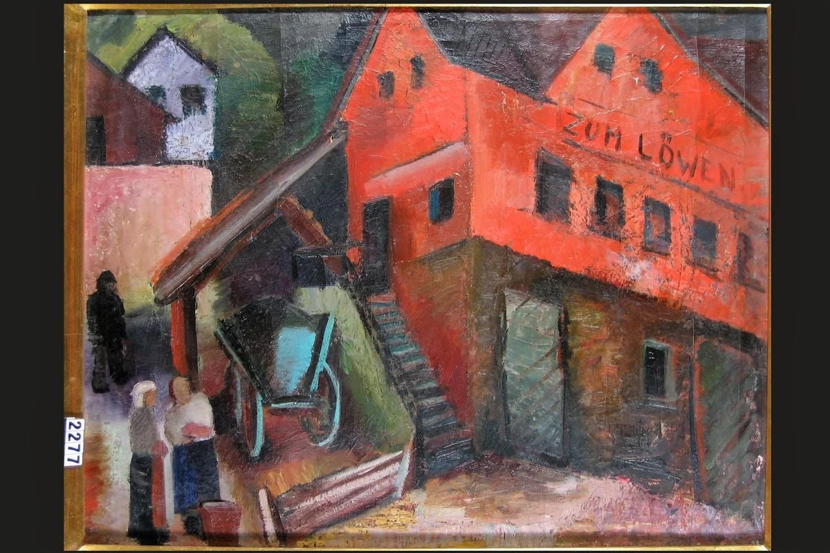 Peisaj urban cu Hanul „Zum Löwen”