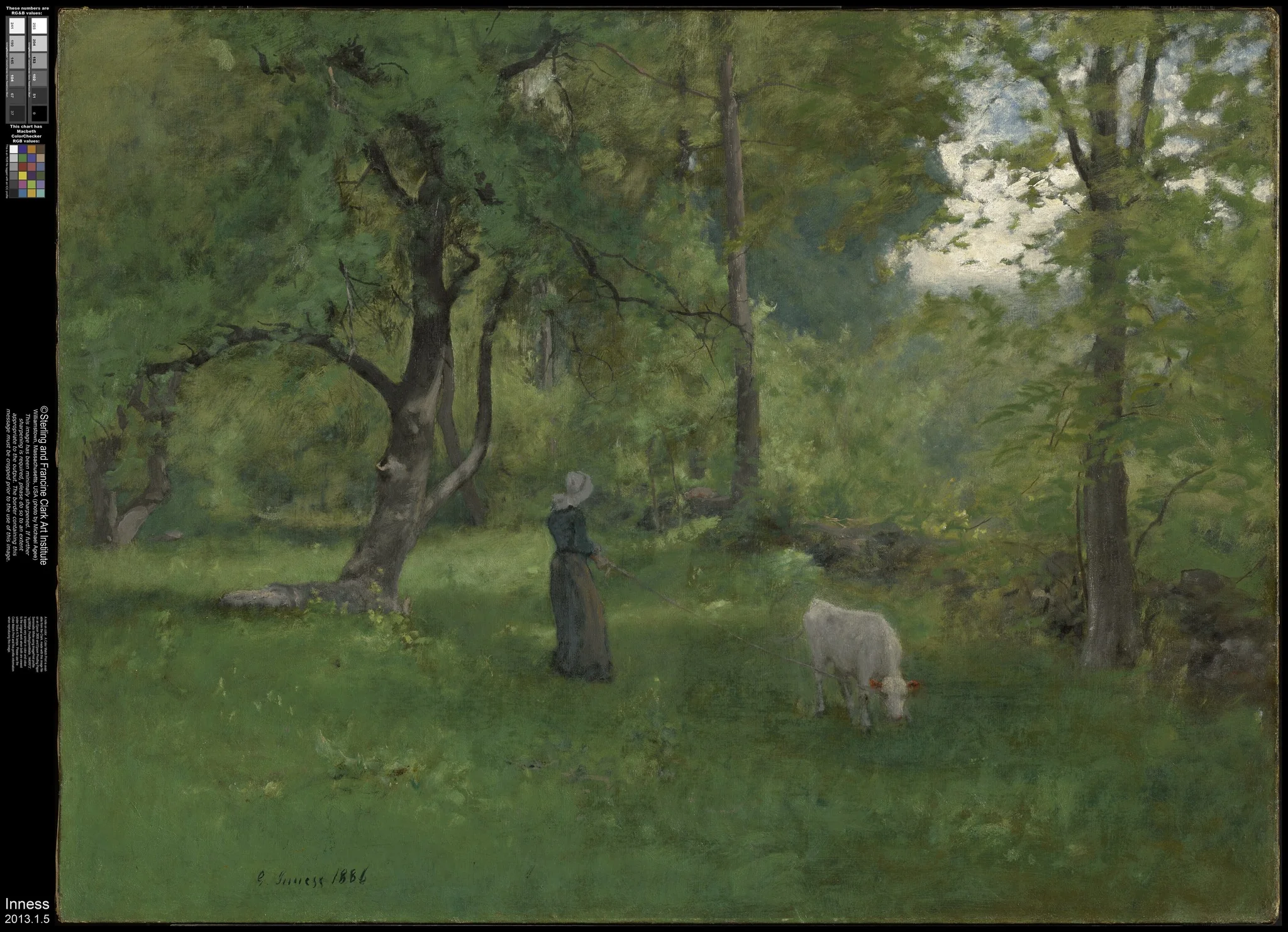 Green Landscape, by George Inness, oil, 1894