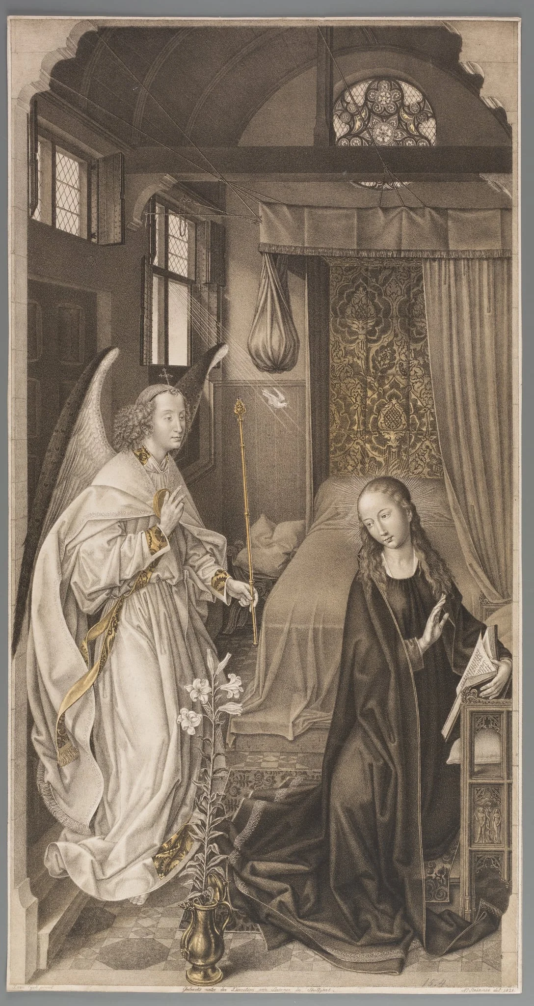 Die Verkündigung, by Unknown, 1850