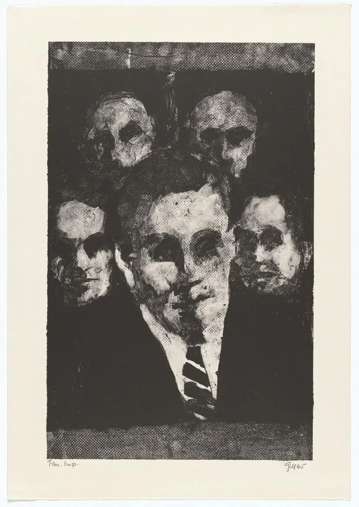 Untitled, by James Francis Gill, ink, 1965