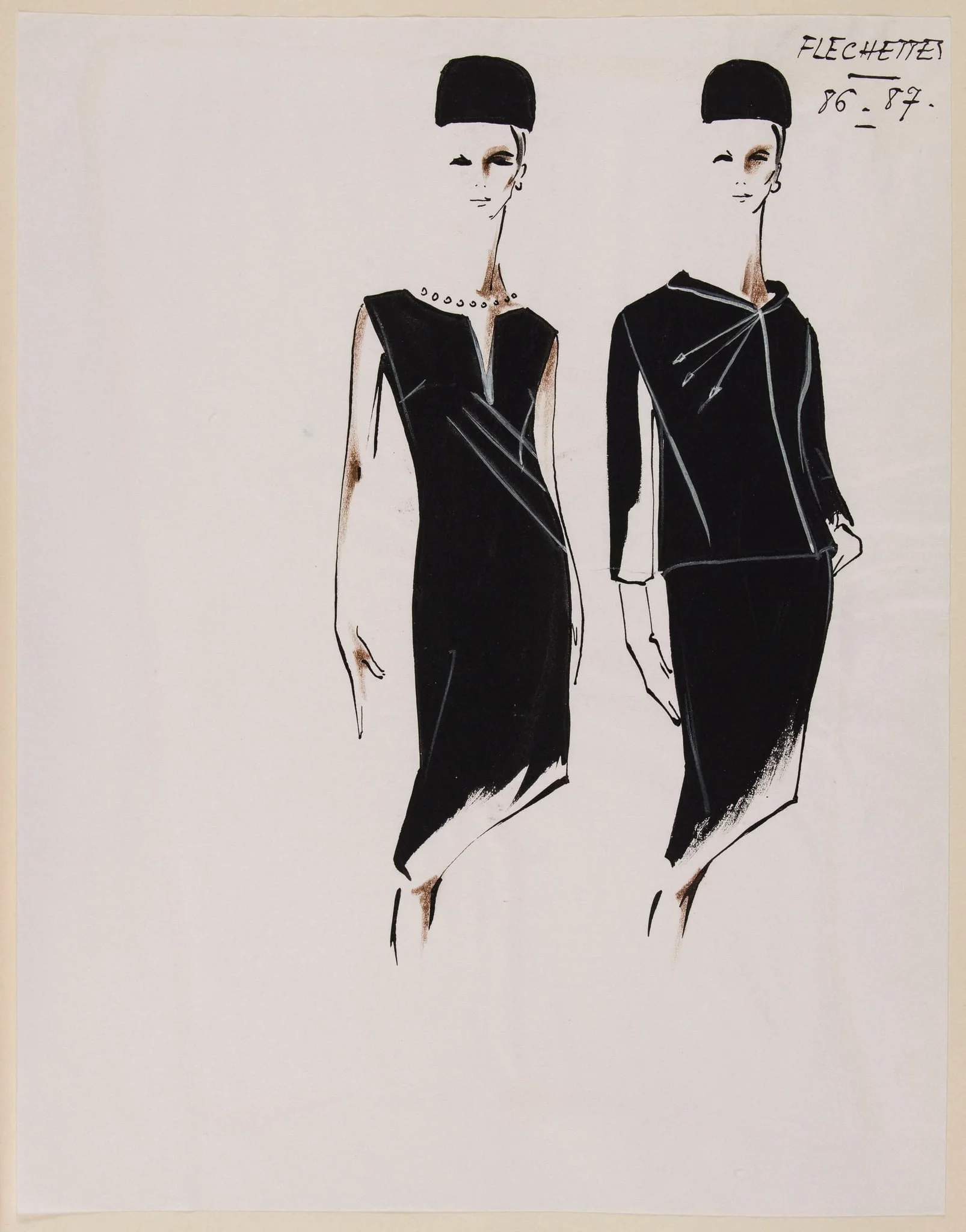 Fléchettes, by Carven, 1963