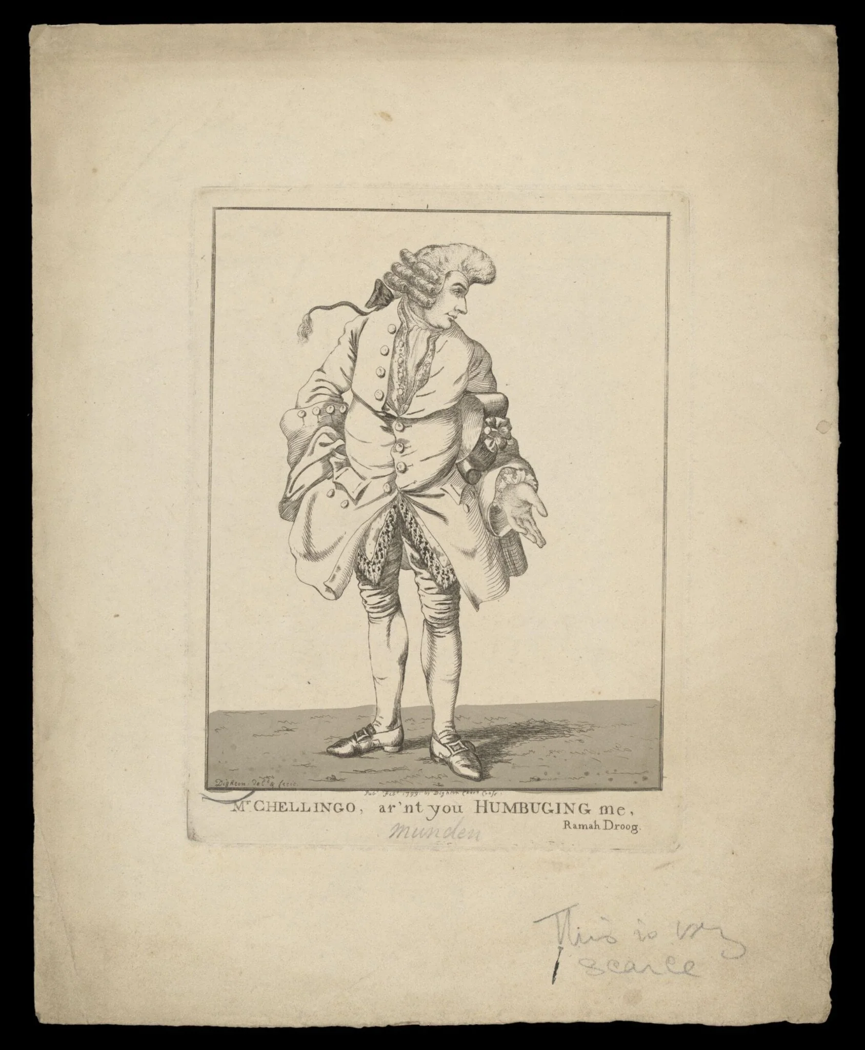 H Beard Print Collection, by Robert Dighton, 1799