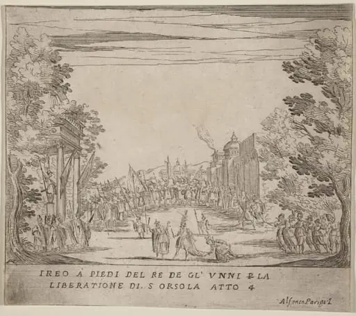 Jereo Before the King of the Huns for the Liberation of Saint Ursula