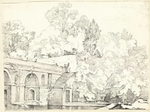The Fishpond at Villa Madama