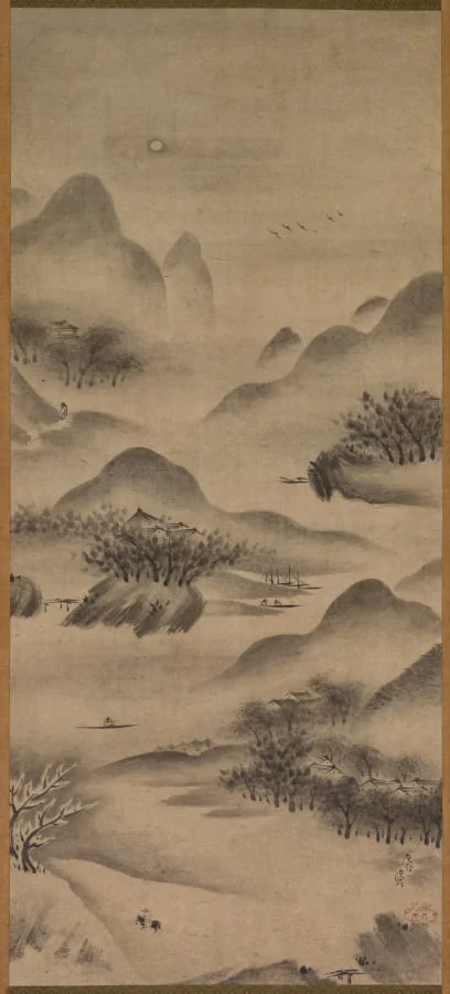 Landscape, by Unknown, unspecified, 1742
