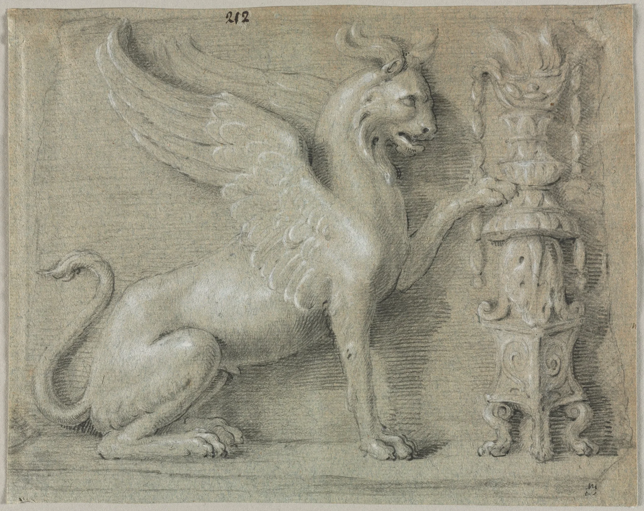 A Griffin Relief, by Unknown, 1704