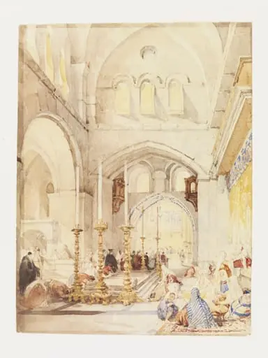 Entrance to the Church of the Holy Sepulchre
