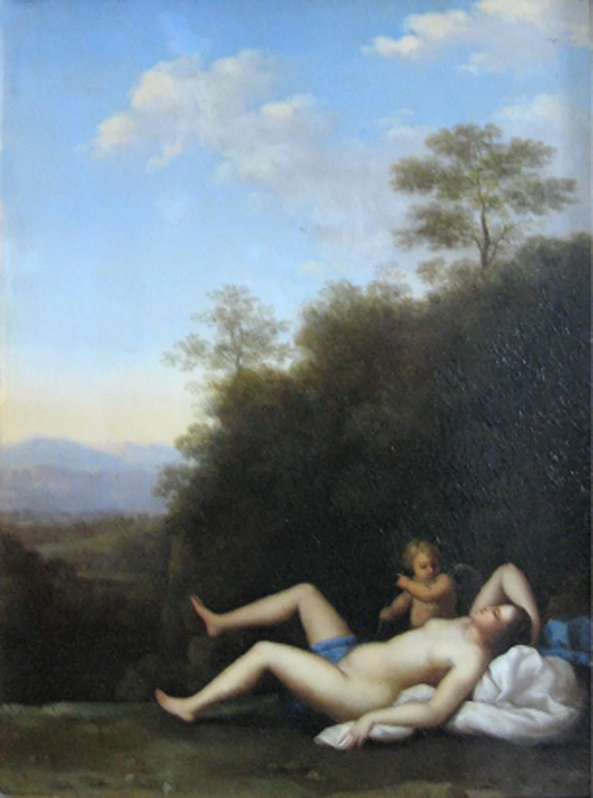 Sleeping Nymph, by Unknown, 1662