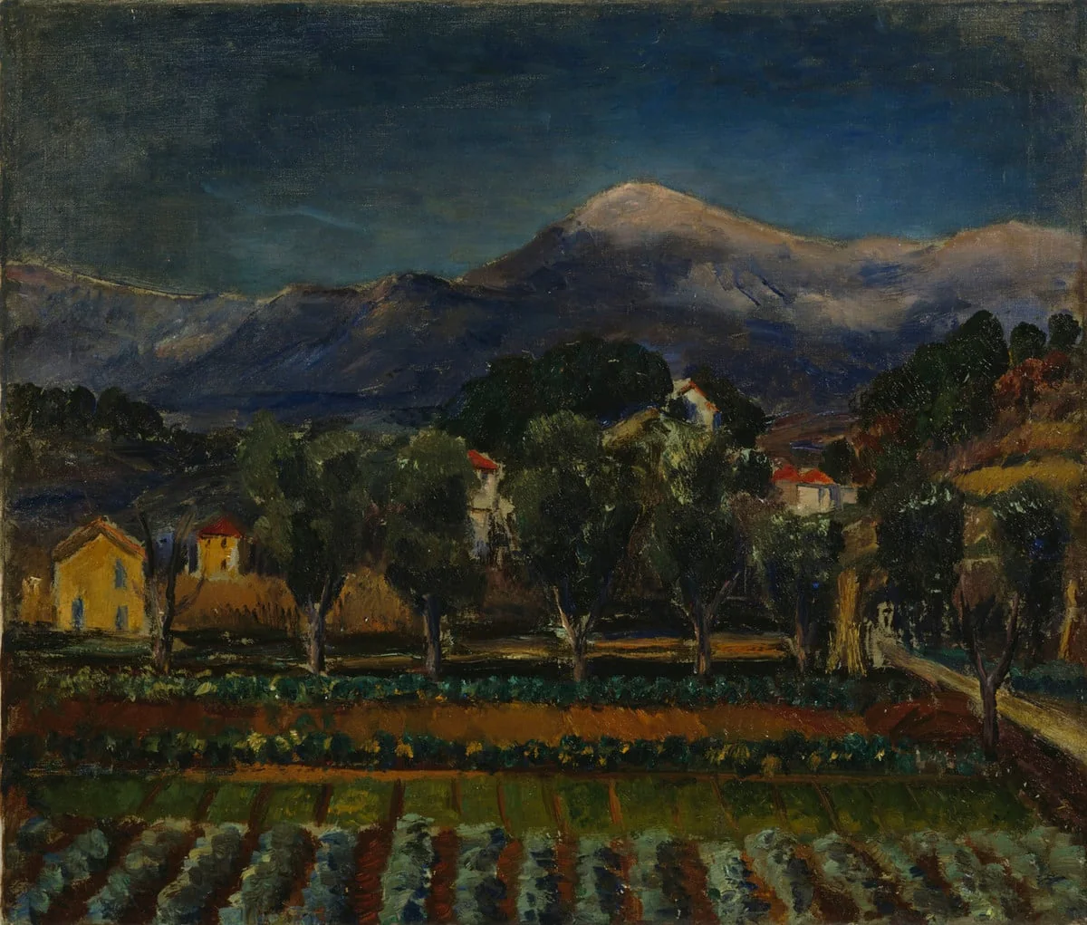 Maisema Etelä-Ranskasta, by Meri Genetz, unspecified