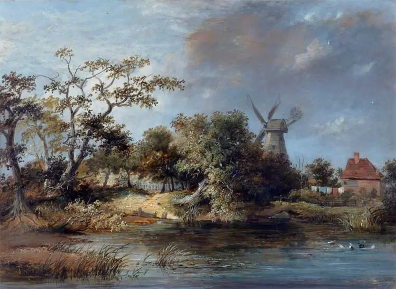 Ponds and a Windmill, Hastings