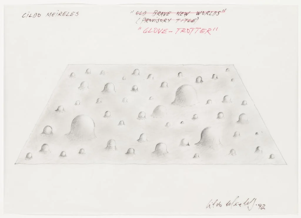 Untitled, by Cildo Meireles, graphite, 1992