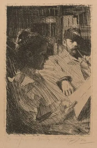 Reading (Mr. and Mrs. Ch. Deering)