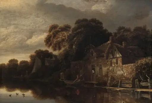 Old Cottage on the Water
