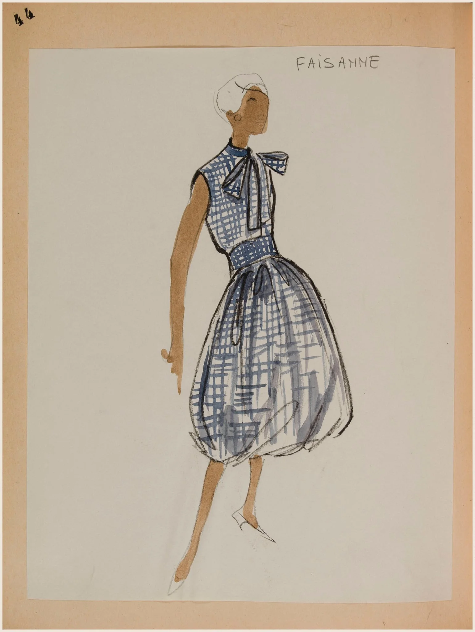 Faisanne, by Marie-Louise Carven, 1958