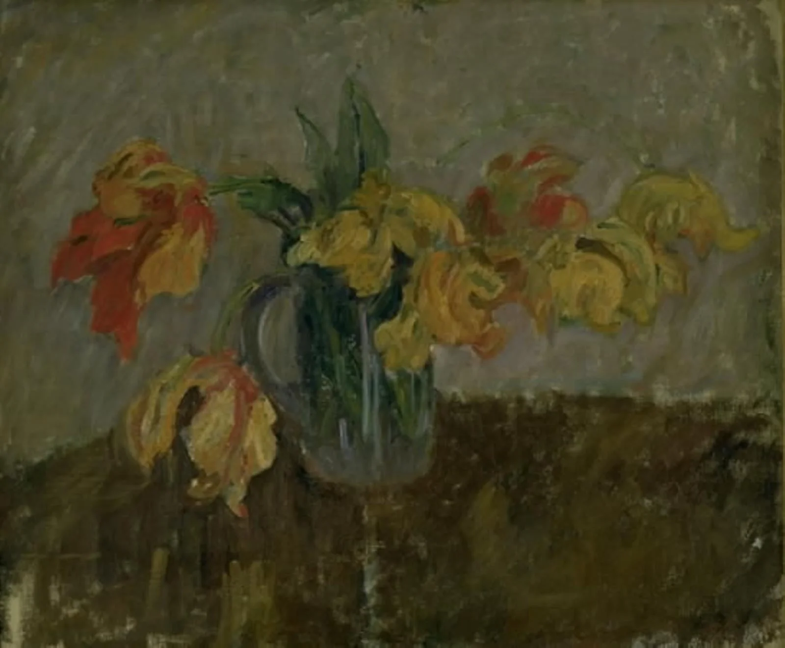 Parrot Tulips, by Unknown, 1909
