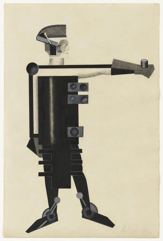 Untitled, by Aleksandra Ekster, gouache, 1924