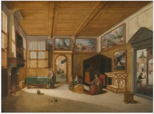 Jesus in the House of Martha and Mary