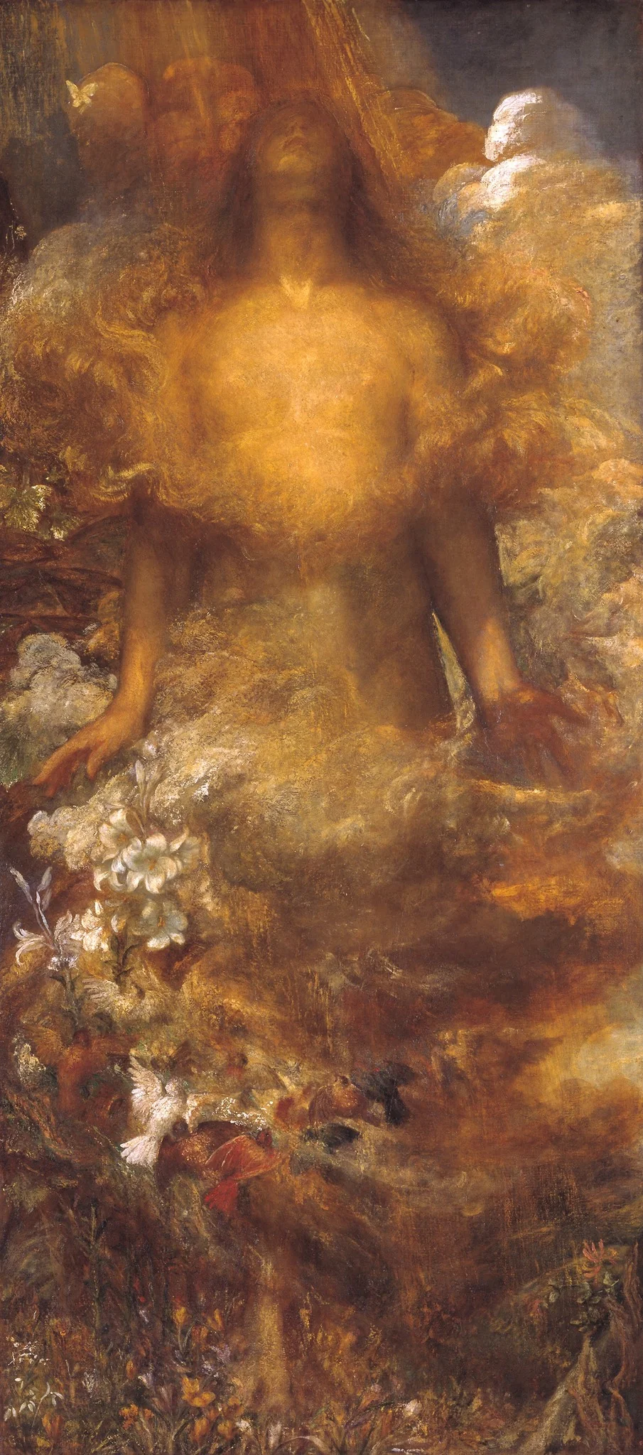 She Shall be Called Woman, by George Frederic Watts, oil, 1890