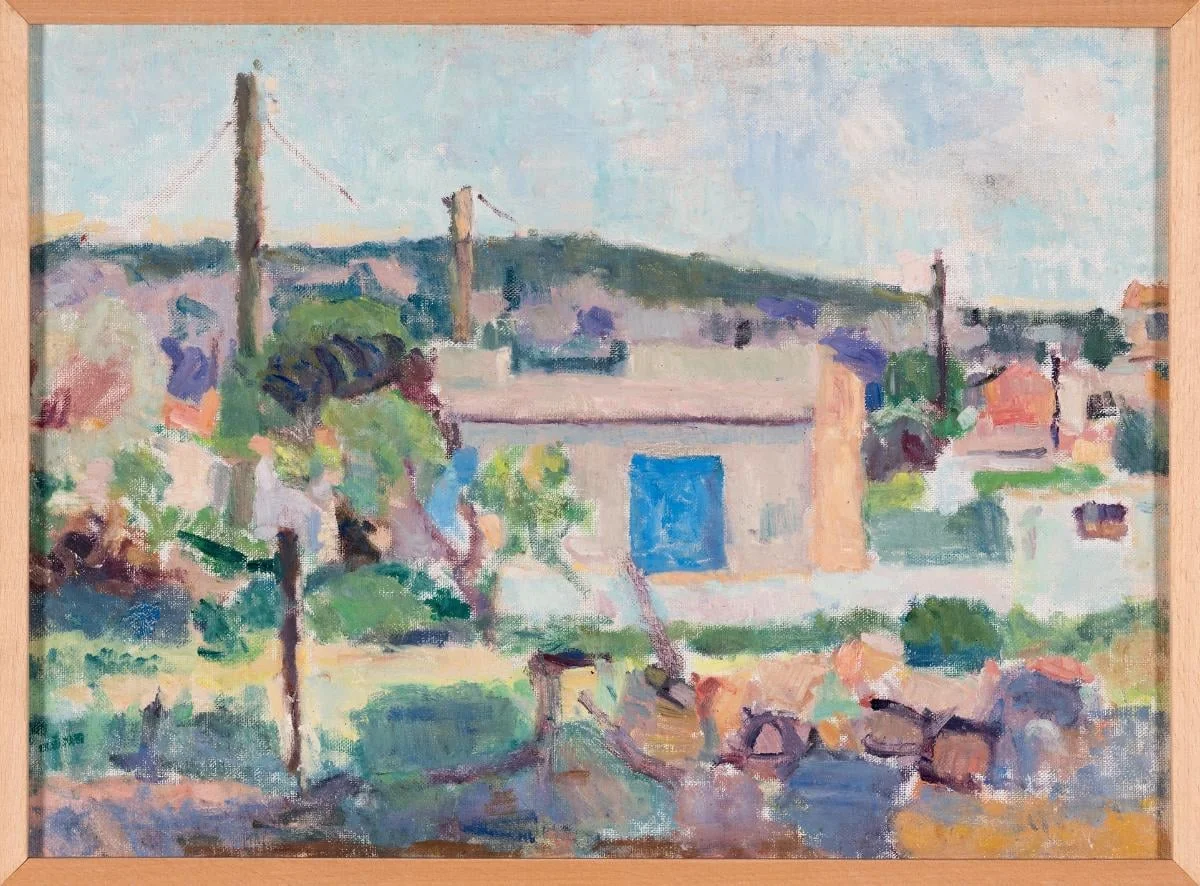 Outdoor study, by Katsouli-Fastre Ekaterini, 1964
