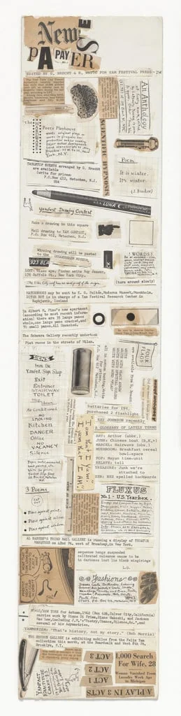 Untitled, by Robert Watts George Brecht, ink, 1963