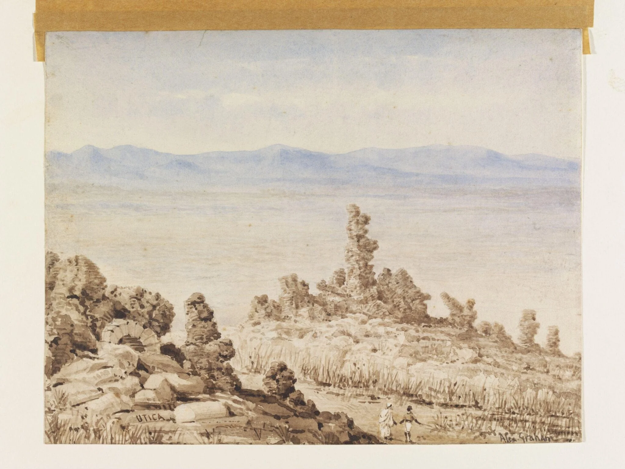 Utica, by Alexander Graham, watercolor, 1885