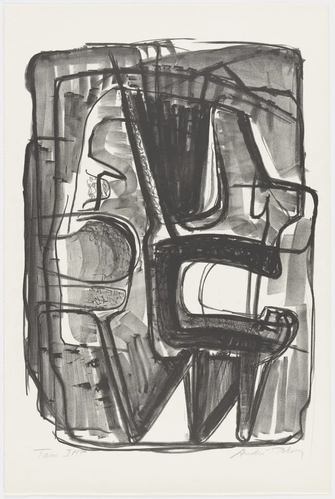 Untitled, by André Bloc, ink, 1965
